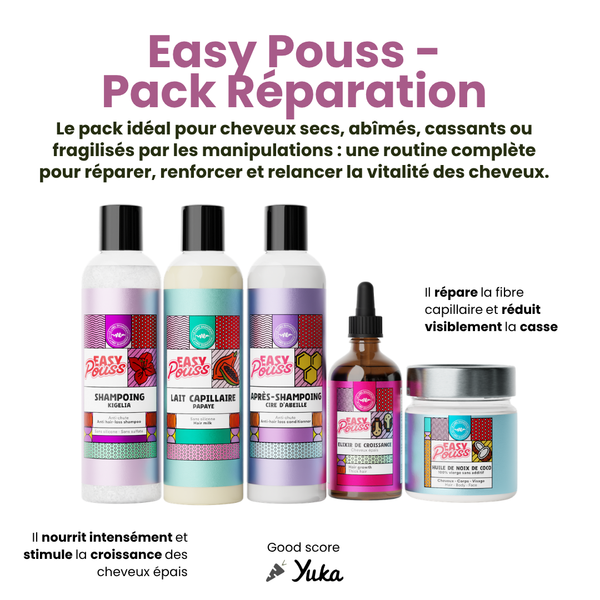 Easy Pouss - PACK - Repair (for fine or thick hair)