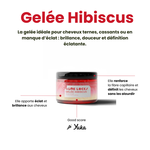 Aloé Locks - Gelée Hibiscus purifiante et anti-fourche