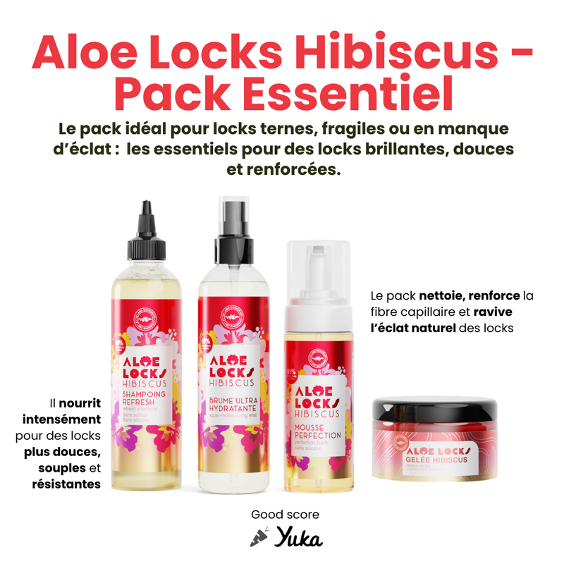Aloe Locks Hibiscus - Essential Pack