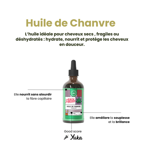 Easy Pouss - 100% virgin hemp oil