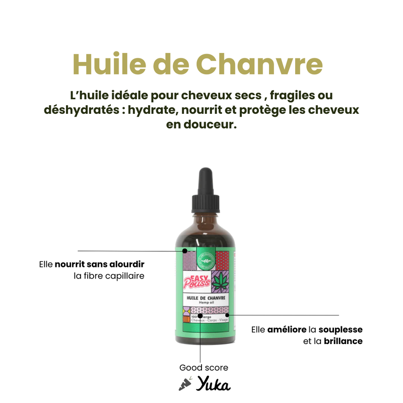 Easy Pouss - 100% virgin hemp oil