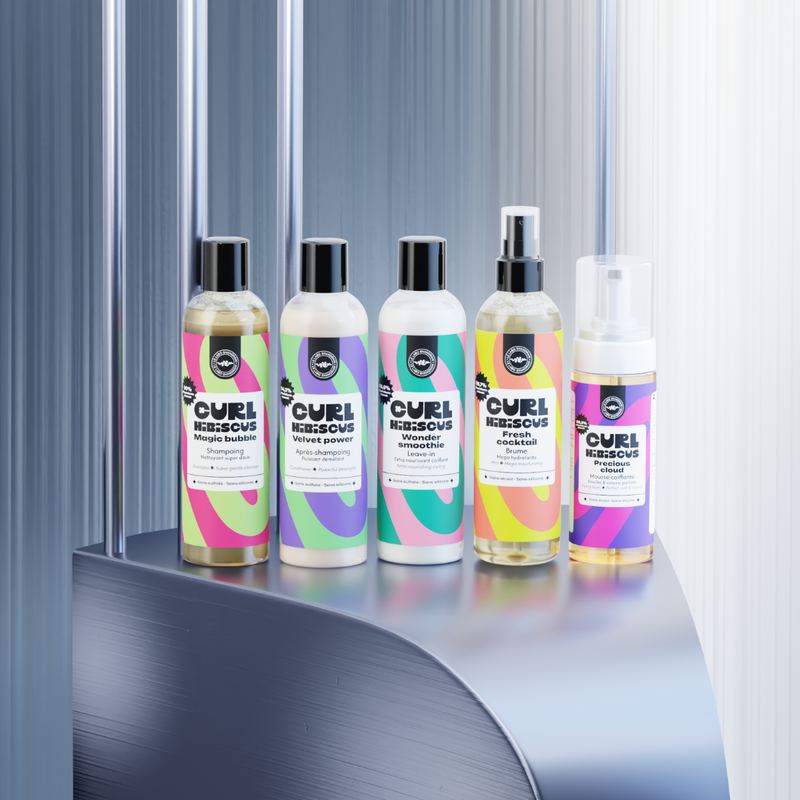 Curl Hibiscus - Essential PACK for curls