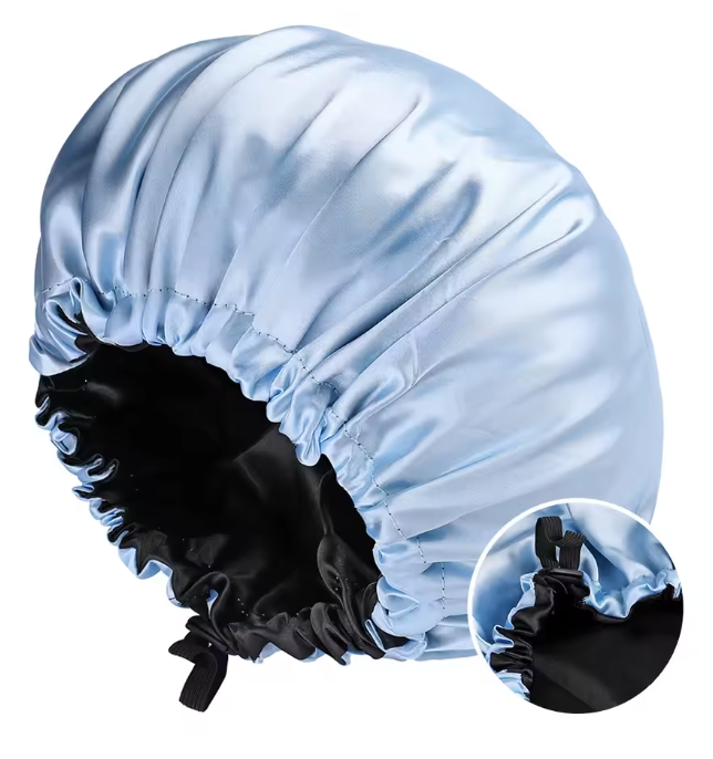 Bonnet en satin reversible-Confort et Protection