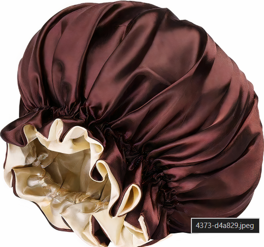 Bonnet en satin reversible-Confort et Protection