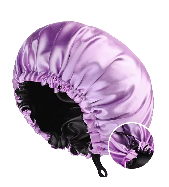 Reversible satin bonnet - Comfort and Protection