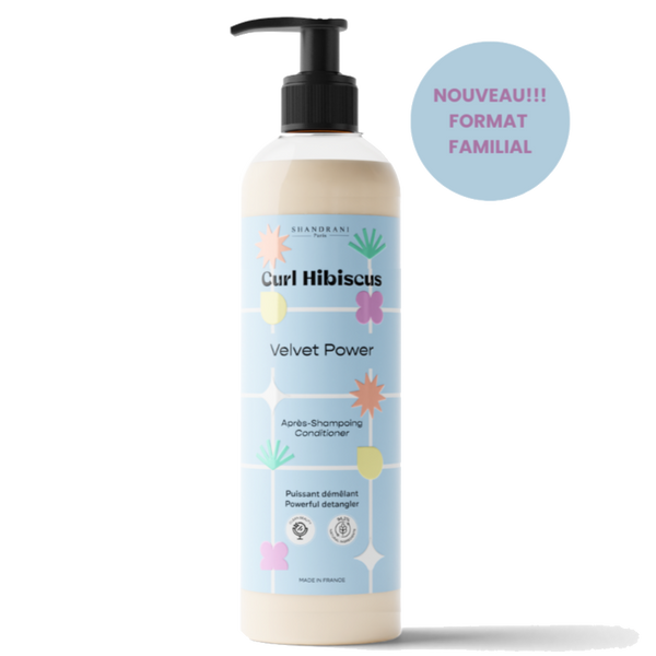 Curl Hibiscus - Velvet Power (Après-Shampoing) 1L - Format Familial