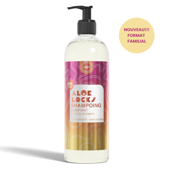 Aloe Locks - Purifying Shampoo 1L - Family Size
