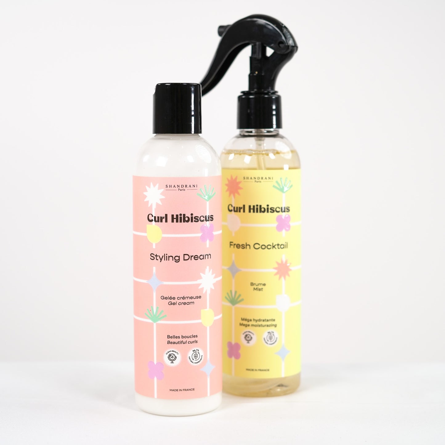 Curl Hibiscus - PACK - Wash and Go (pour cheveux fins)