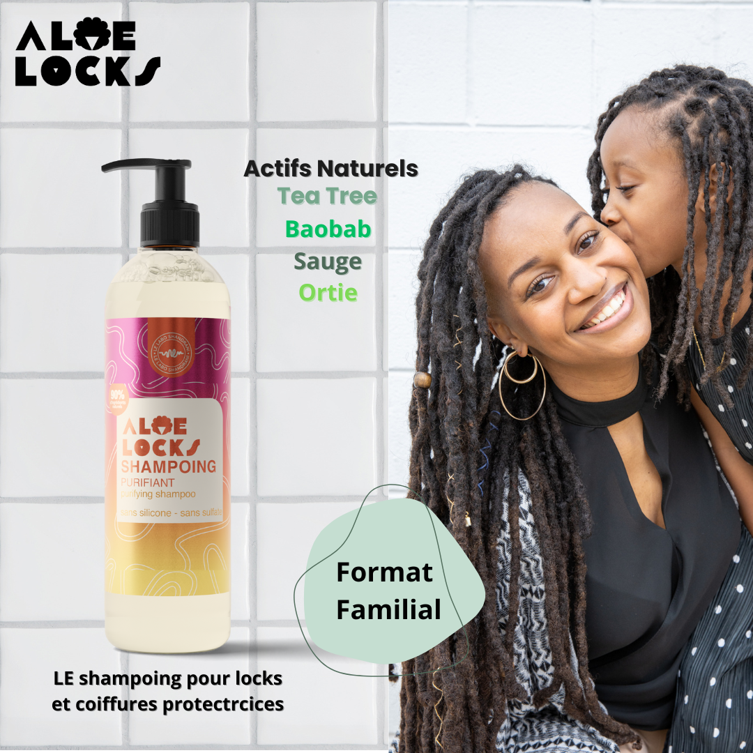 Aloé Locks - Shampoing Purifiant 1L - Format Familial