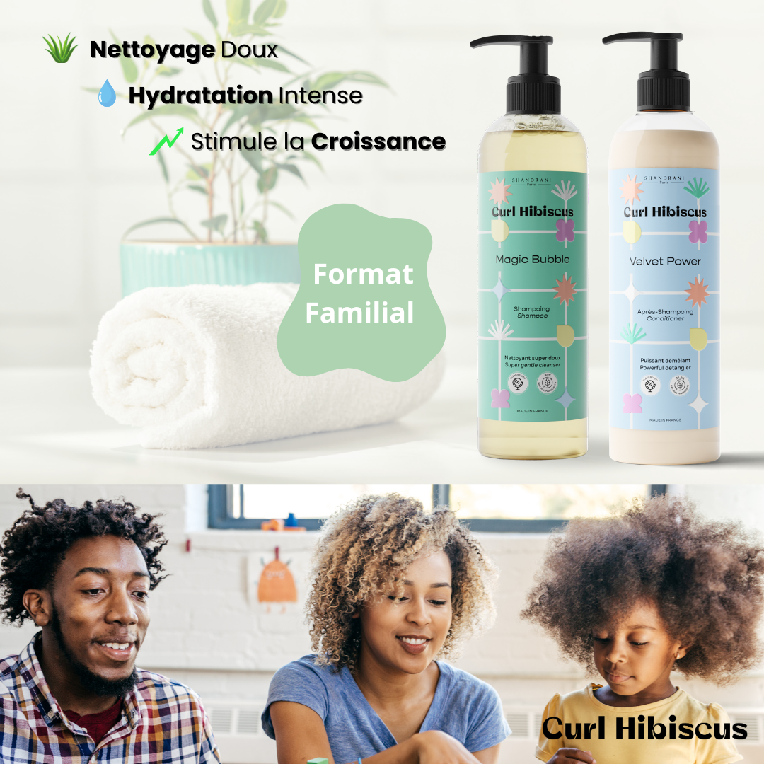 Curl Hibiscus - Magic Bubble (Shampoing) 1L - Format Familial