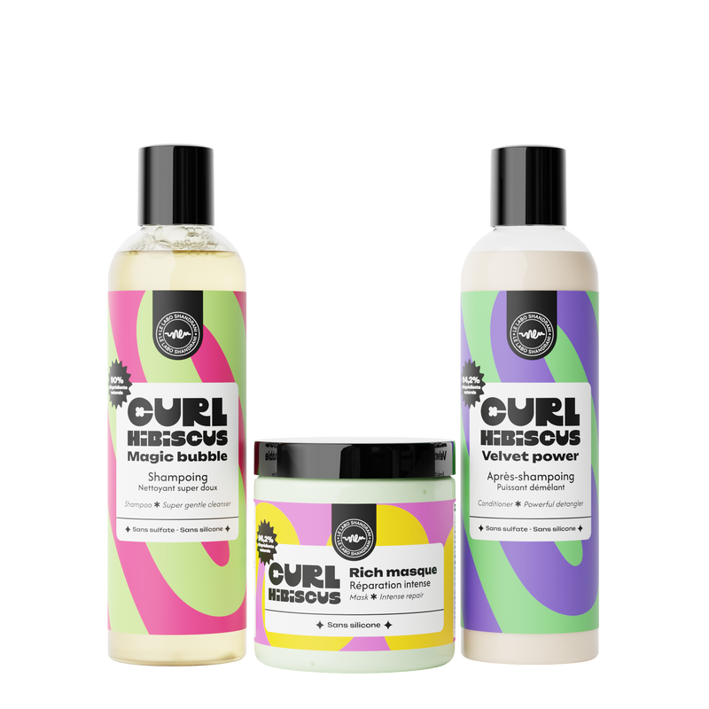 Curl Hibiscus - PACK - Wash Day