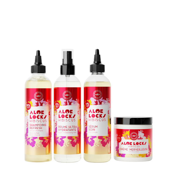Aloe Locks Hibiscus - Care Pack