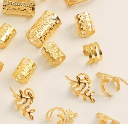 Aloe Locks – Bijoux Dorés (Lot de 40 pièces)