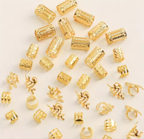 Aloe Locks – Bijoux Dorés (Lot de 40 pièces)