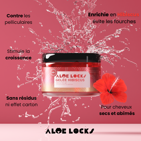 Aloé Locks - Gelée Hibiscus purifiante et anti-fourche