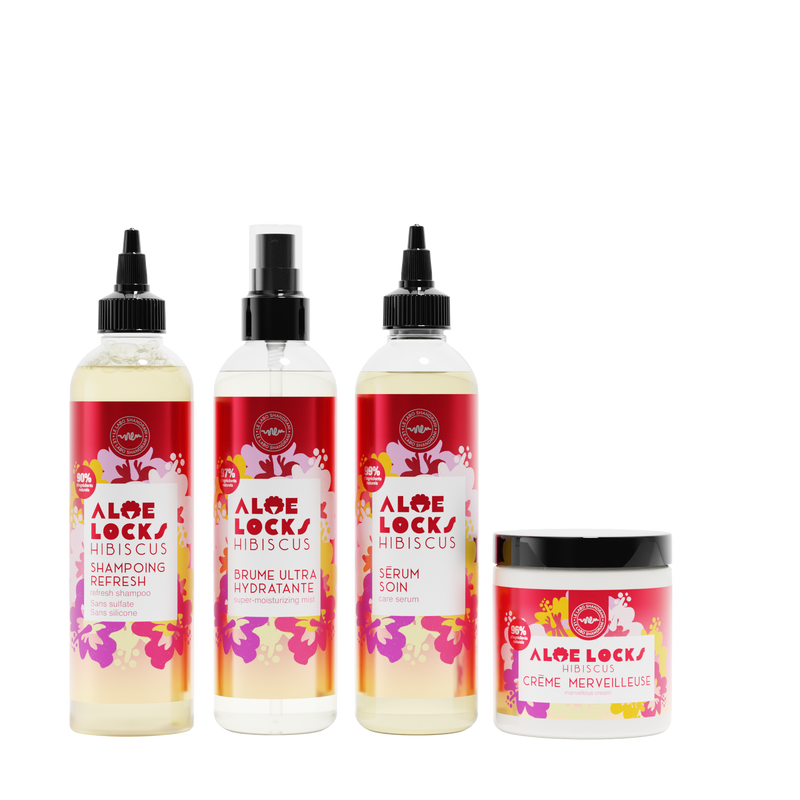 Aloe Locks Hibiscus - Care Pack
