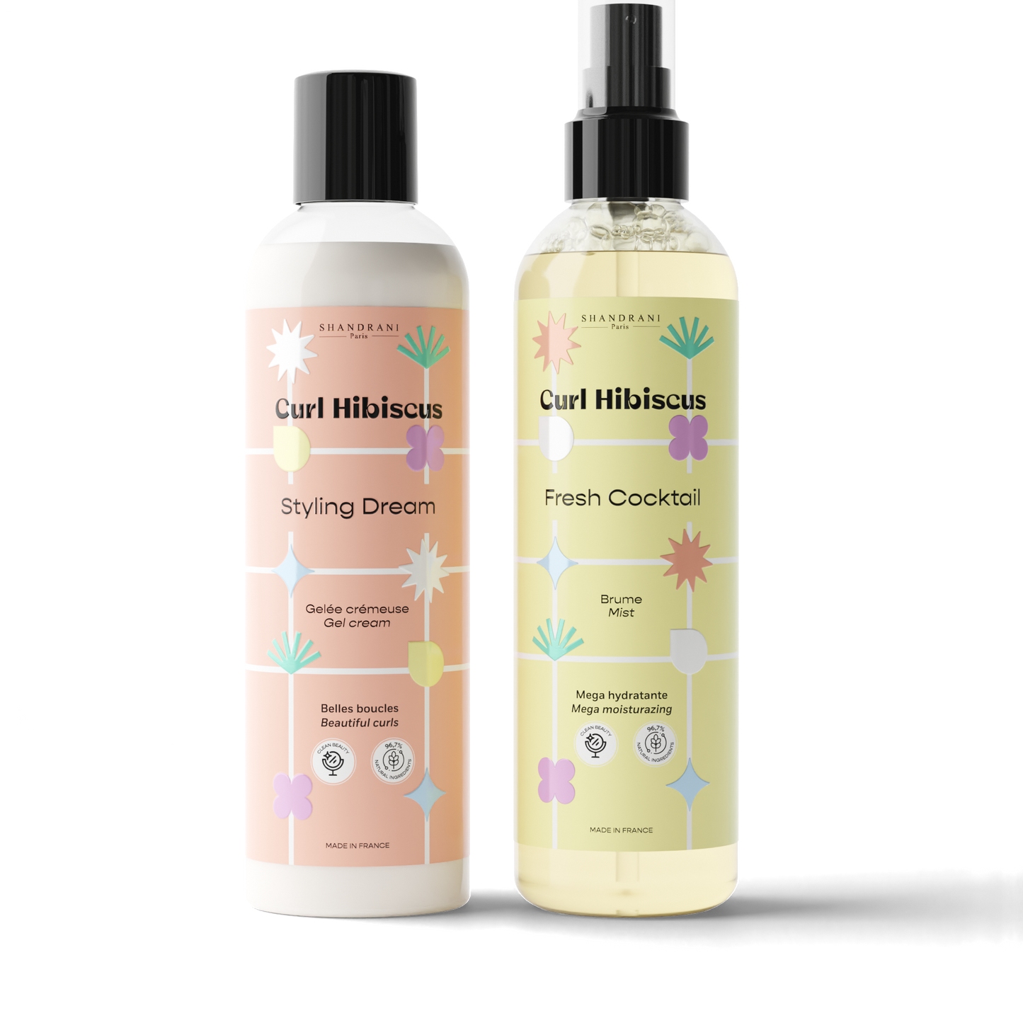 Curl Hibiscus - PACK - Wash and Go (for fine hair)