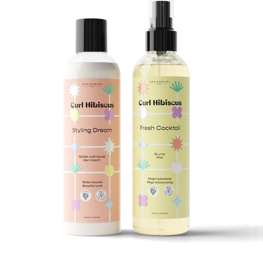 Curl Hibiscus - PACK - Wash and Go (pour cheveux fins)